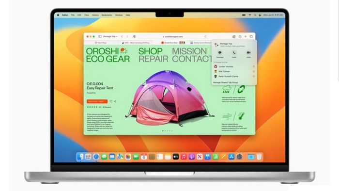 Safari macOS Ventura