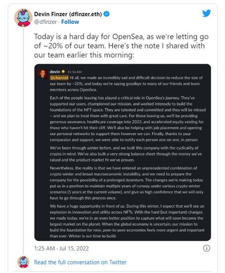 OpenSea PHK Karyawan