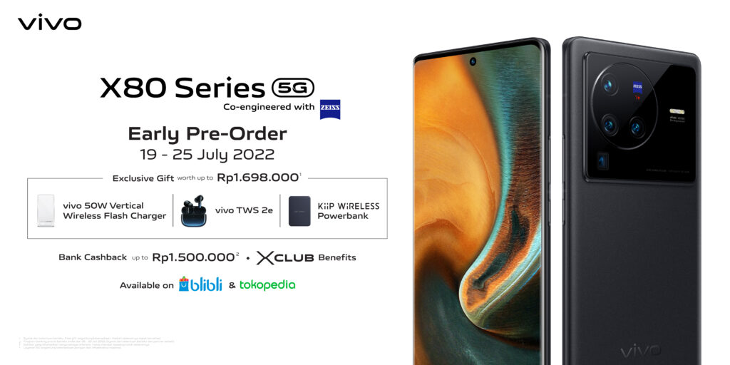 early pre-order vivo X80 series