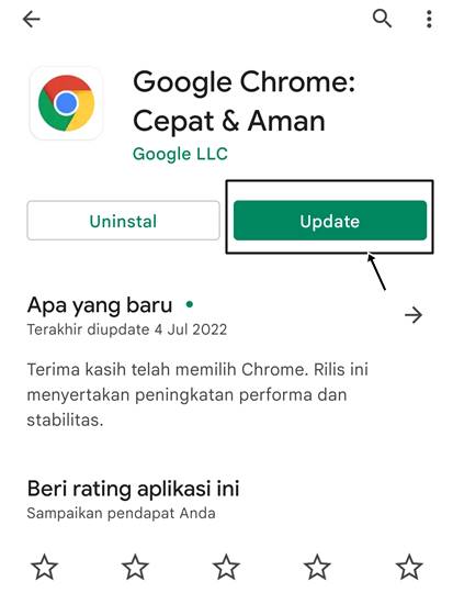 Update Chrome