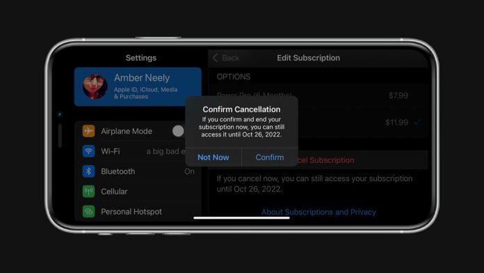 cara berhenti langganan App Store, iOS Terbaru iPhone