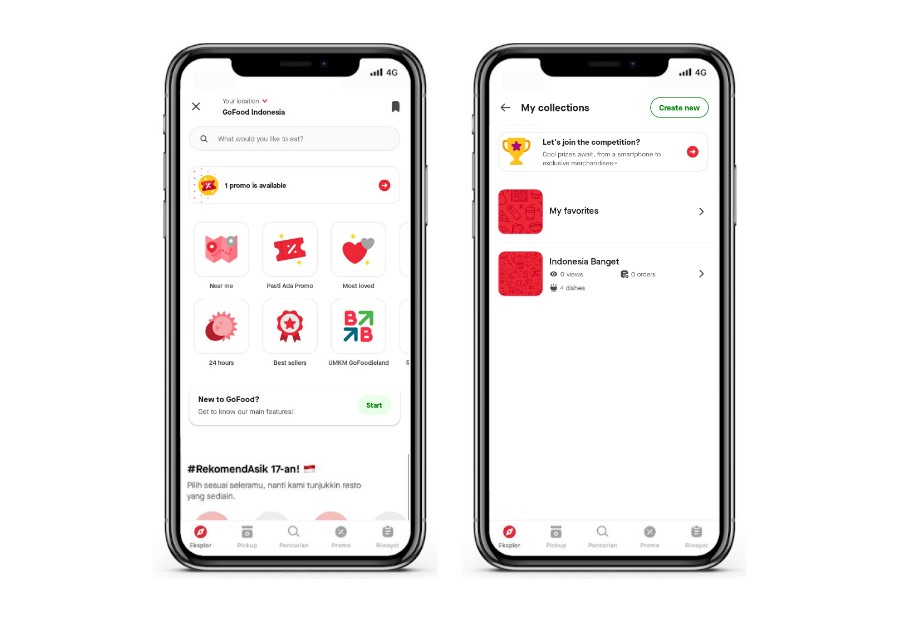 Fitur Koleksi GoFood