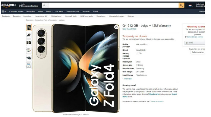 Samsung Galaxy Z Fold4
