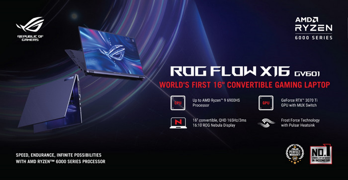 Keunggulan Asus ROG Flow X16
