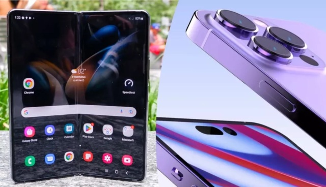 Galaxy Z Fold4 vs iPhone 14 Pro Max