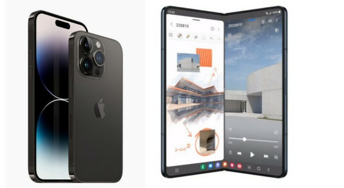 Galaxy Z Fold4 vs iPhone 14 Pro Max