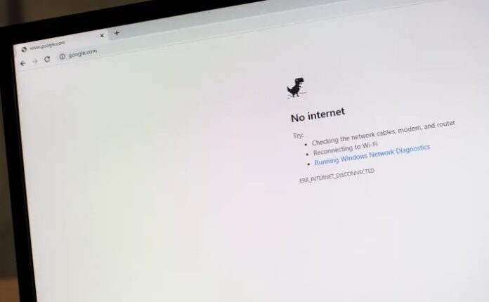 Game Dinosaurus di Google Chrome