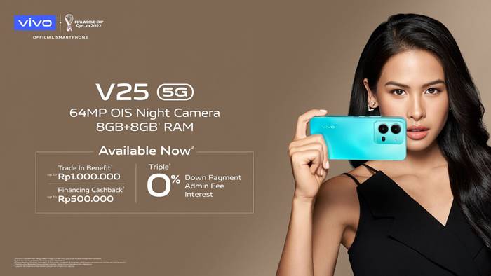 Penjualan Pertama Vivo V25 