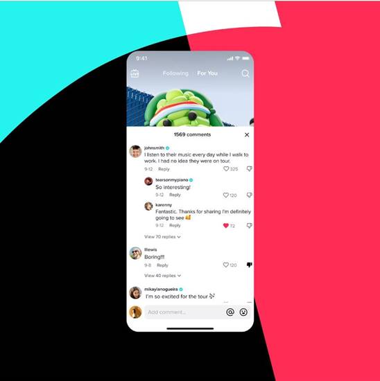 Tombol Dislike TikTok