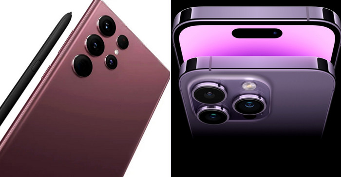 iPhone 14 Pro Max vs Galaxy S22 Ultra 