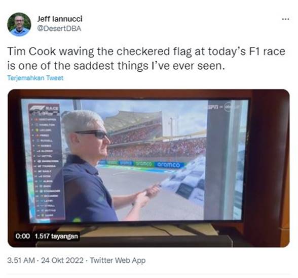Tim Cook Formula 1