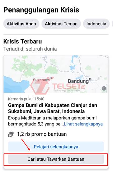 informasi penanggulangan krisis 