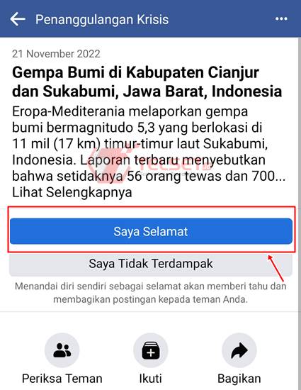 Fitur Bencana Penanggulangan Krisis
