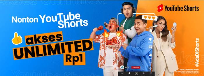 Paket XL Axiata YouTube Shorts