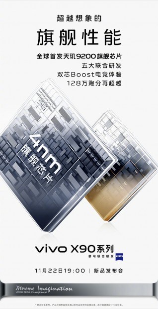 Vivo X90 akan Gunakan Dimensity 9200