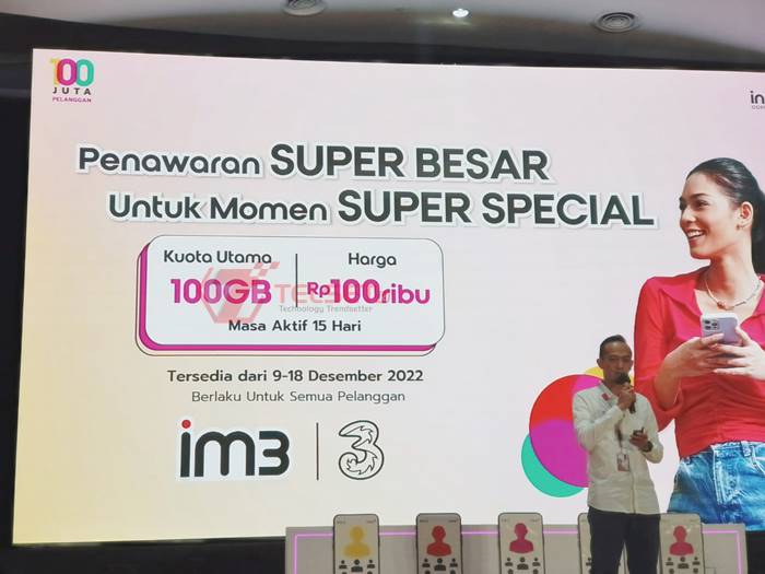 Paket 100 GB Indosat Ooredoo Hutchison 