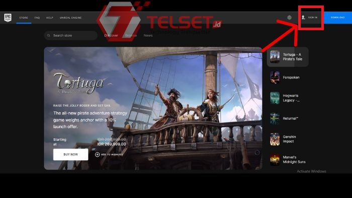 Cara Klaim Game Gratis di Epic Games