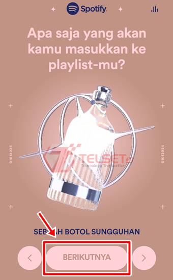 Cara Membuat Playlist in a bottle Spotify