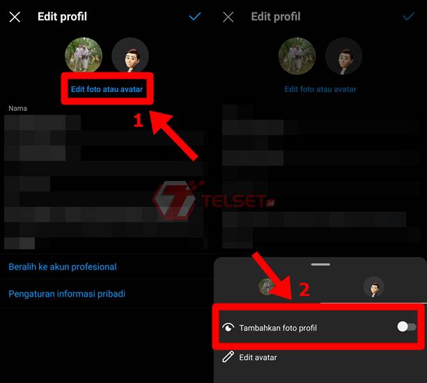 foto profil Instagram