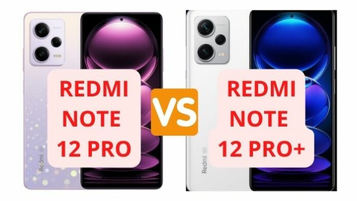 REDMI NOTE 12 PRO (1) Perbandingan Redmi Note 12 Pro dengan Note 12 Pro+