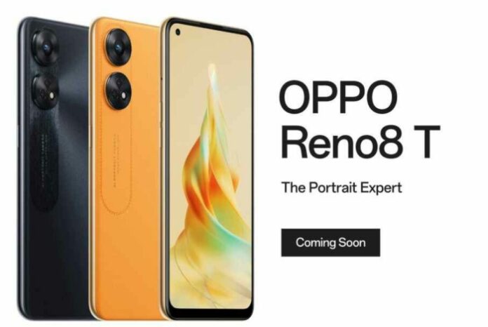 Desain Oppo Reno 8T 4G