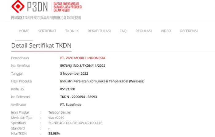 Vivo X90 Pro TKDN Indonesia