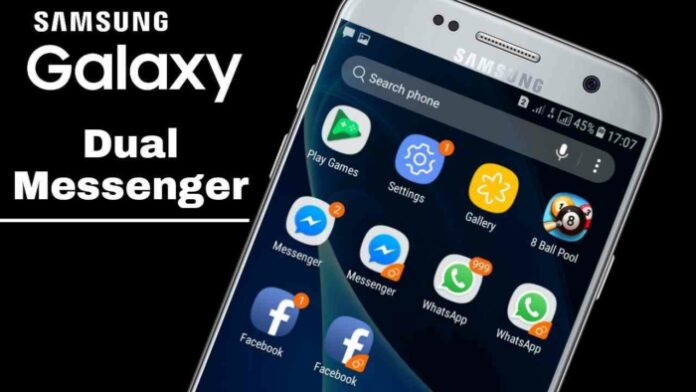 Cara Gandakan Aplikasi HP Samsung_11zon Mengaktifkan Dual Messenger Samsung