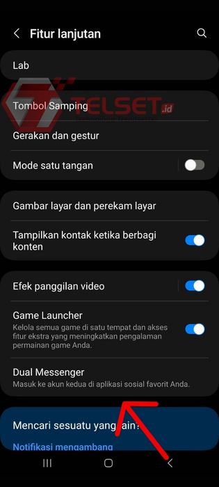 Mengaktifkan Dual Messenger Samsung