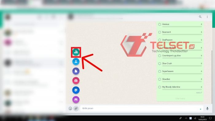 Cara Membuat Polling WhatsApp Web