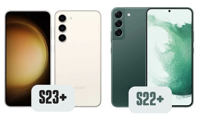 Perbandingan Galaxy S23 Plus S22 Plus