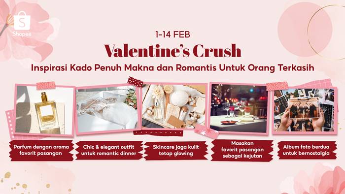 Ide Kado Romantis Valentine Shopee