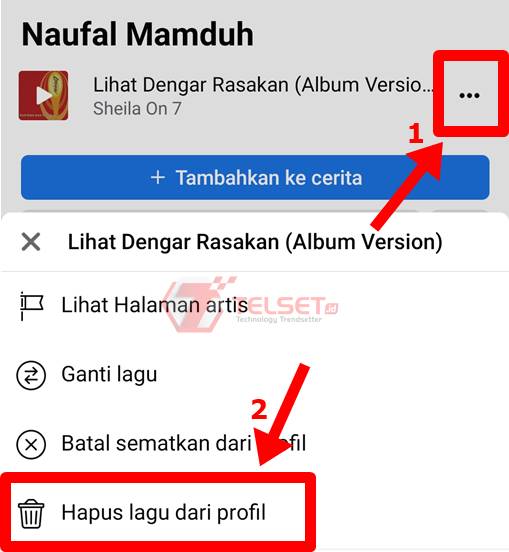 Cara Memasukkan Profil Facebook