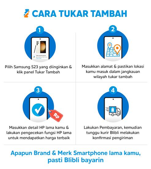 Cara Tukar Tambah Samsung Galaxy S23 Series 5G