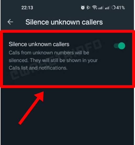 Fitur Bisukan Membisukan Panggilan WhatsApp Tidak Dikenal