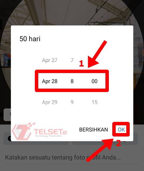 Jadwal Pemasangan Foto Profil