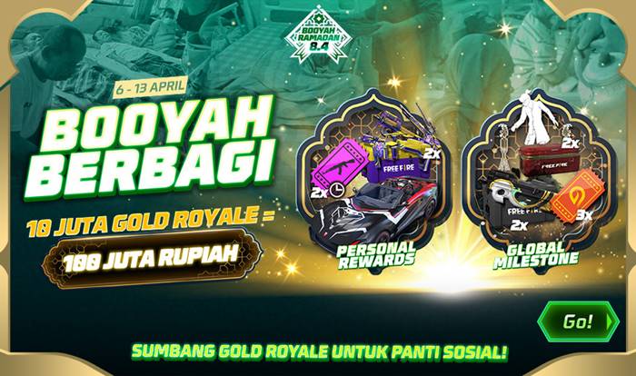 Free Fire Sedekah Ramadan Booyah Berbagi 