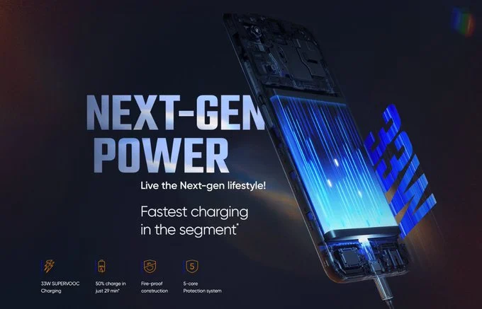 Fast Charging Realme Narzo N55