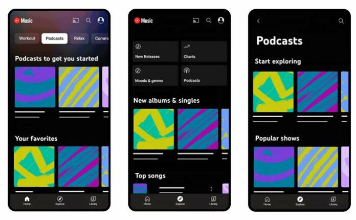YouTube Music Podcast
