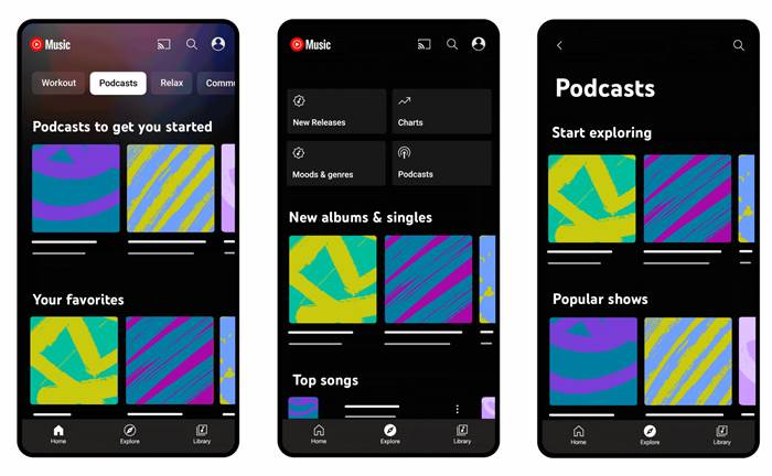 YouTube Music Podcast