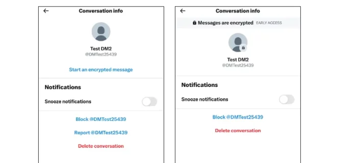 Pesan Terenkripsi Twitter Pengguna Terverifikasi