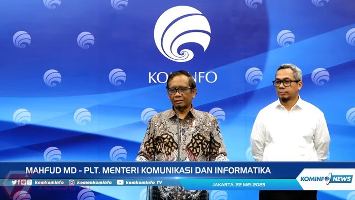 Proyek BTS 4G Kominfo Mahfud MD
