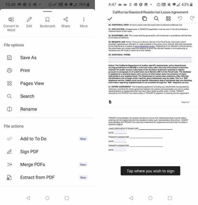 Tanda Tangan Digital Microsoft 365 Seluler