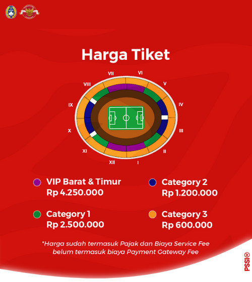 Beli Tiket Indonesia vs Argentina