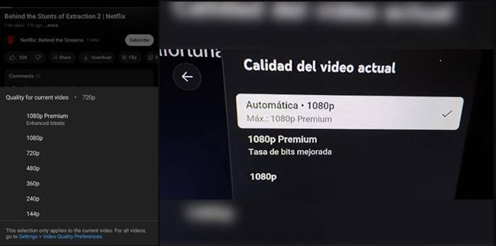 YouTube 1080p Premium