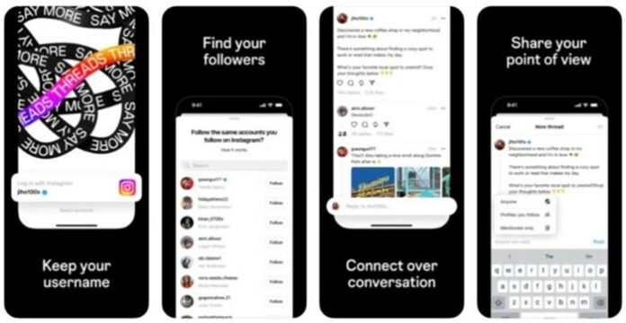 Aplikasi pesaing twitter meta