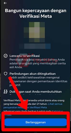 Cara Meta Verified