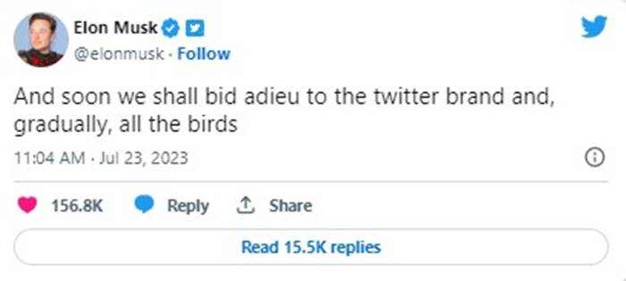 Elon Musk Ubah Nama Twitter