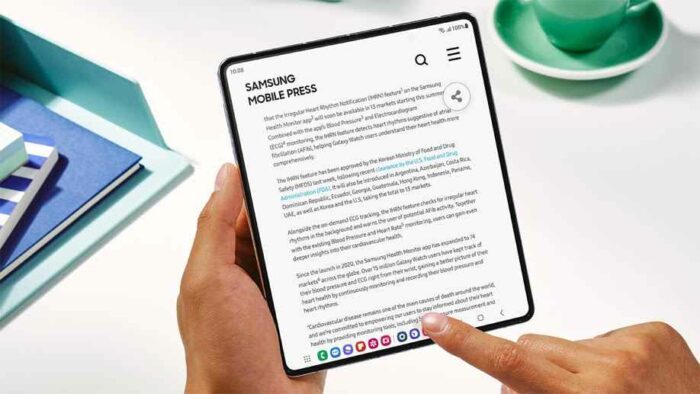 Peningkatan Samsung Galaxy Z Fold5