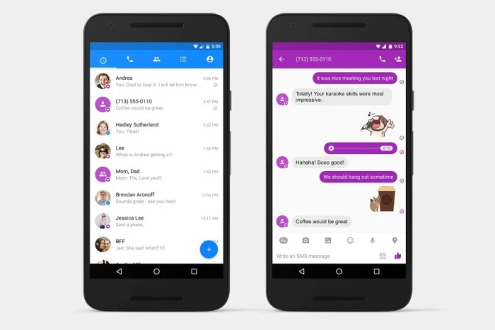 Facebook Messenger SMS 