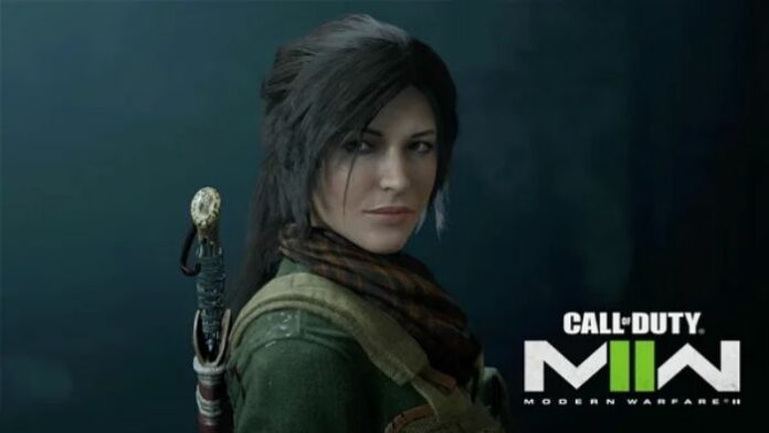Lara Croft Call of Duty